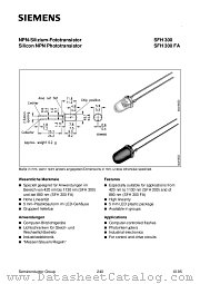 SFH300FA datasheet pdf Siemens