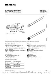 SFH309PFA datasheet pdf Siemens