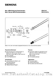 SFH310-2 datasheet pdf Siemens