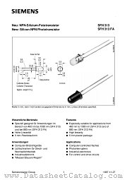 SFH313-3 datasheet pdf Siemens