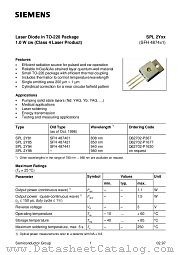 SFH487401 datasheet pdf Siemens