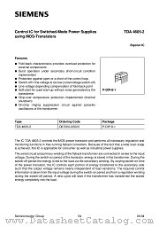 TDA4605-2 datasheet pdf Siemens