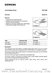 TLE4203S datasheet pdf Siemens