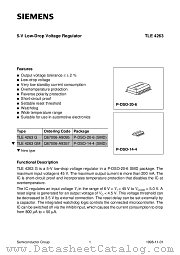 TLE4263G datasheet pdf Siemens