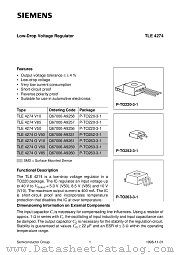 TLE4274GV10 datasheet pdf Siemens