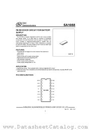SA1088 datasheet pdf Silan Semiconductors