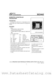 SC3442P datasheet pdf Silan Semiconductors