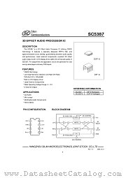 SC5387S datasheet pdf Silan Semiconductors