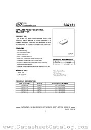 SC7461-101 datasheet pdf Silan Semiconductors