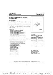 SC84520CP datasheet pdf Silan Semiconductors
