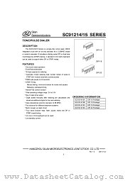 SC91214_15B datasheet pdf Silan Semiconductors