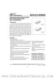 SC91415CK datasheet pdf Silan Semiconductors