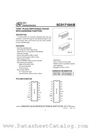 SC91710A datasheet pdf Silan Semiconductors