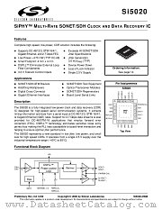 SI5020-BM datasheet pdf Silicon Laboratories