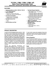 SST37VF040-70-3C-WH datasheet pdf Silicon Storage Technology