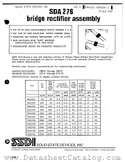SDA276E datasheet pdf Solid State Devices Inc