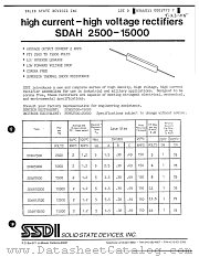 SDAH2500 datasheet pdf Solid State Devices Inc