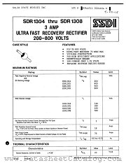 SDR1304 datasheet pdf Solid State Devices Inc