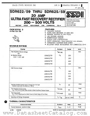 SDR624_59 datasheet pdf Solid State Devices Inc