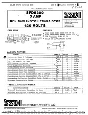 SFD5390 datasheet pdf Solid State Devices Inc
