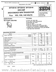 SFT2010 datasheet pdf Solid State Devices Inc