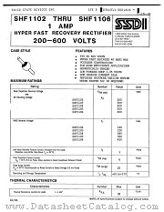 SHF1103 datasheet pdf Solid State Devices Inc