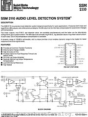 SSM2110 datasheet pdf Solid State Micro Technology