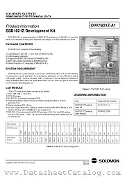 DVK1821Z-A1 datasheet pdf SOLOMON SYSTECH