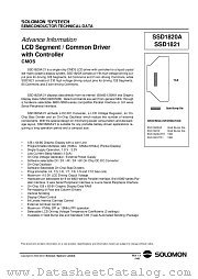 SSD1820ATR1 datasheet pdf SOLOMON SYSTECH