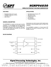 HCMP9650SID datasheet pdf SPT Signal Processing Technologies
