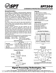 SPT206AIH datasheet pdf SPT Signal Processing Technologies
