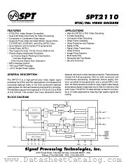 SPT2110SCT datasheet pdf SPT Signal Processing Technologies