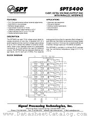 SPT5400SCP datasheet pdf SPT Signal Processing Technologies