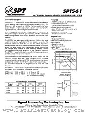 SPT561AMJ datasheet pdf SPT Signal Processing Technologies