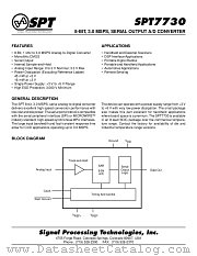 SPT7730 datasheet pdf SPT Signal Processing Technologies