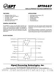 SPT9687SIN datasheet pdf SPT Signal Processing Technologies