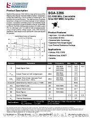 SGA-3286 datasheet pdf Stanford Microdevices