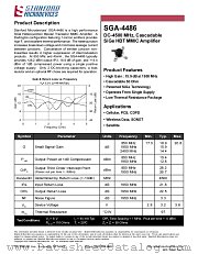 SGA-4486 datasheet pdf Stanford Microdevices