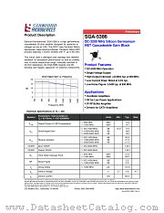 SGA-5386 datasheet pdf Stanford Microdevices