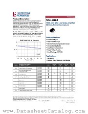 SGL-0263 datasheet pdf Stanford Microdevices