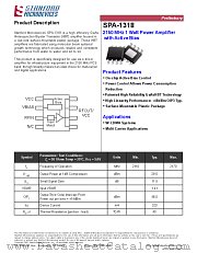 SPA-1318 datasheet pdf Stanford Microdevices
