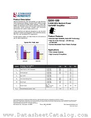 SXH-189 datasheet pdf Stanford Microdevices