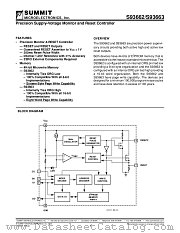 S93663S2.7A datasheet pdf SUMMIT Microelectronics