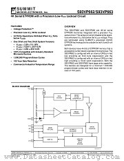S93VP663S-2.7TE13 datasheet pdf SUMMIT Microelectronics