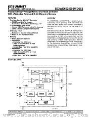 S93WD663S-B datasheet pdf SUMMIT Microelectronics