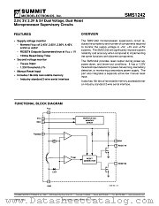 SMS1242S-C datasheet pdf SUMMIT Microelectronics