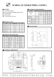 SC1004A datasheet pdf SUNLIKE