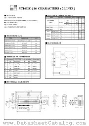 SC1602C datasheet pdf SUNLIKE
