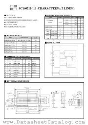 SC1602H datasheet pdf SUNLIKE