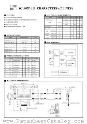 SC1602P datasheet pdf SUNLIKE